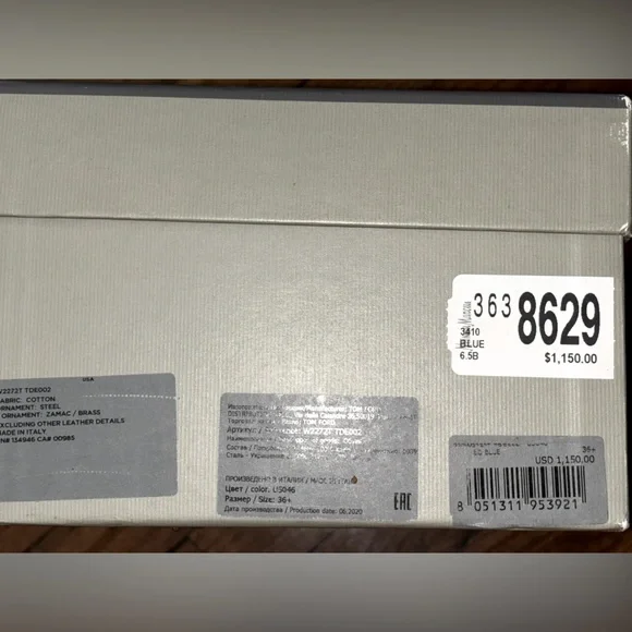 Tom Ford Denim PadLock Heels - Picture 14 of 14